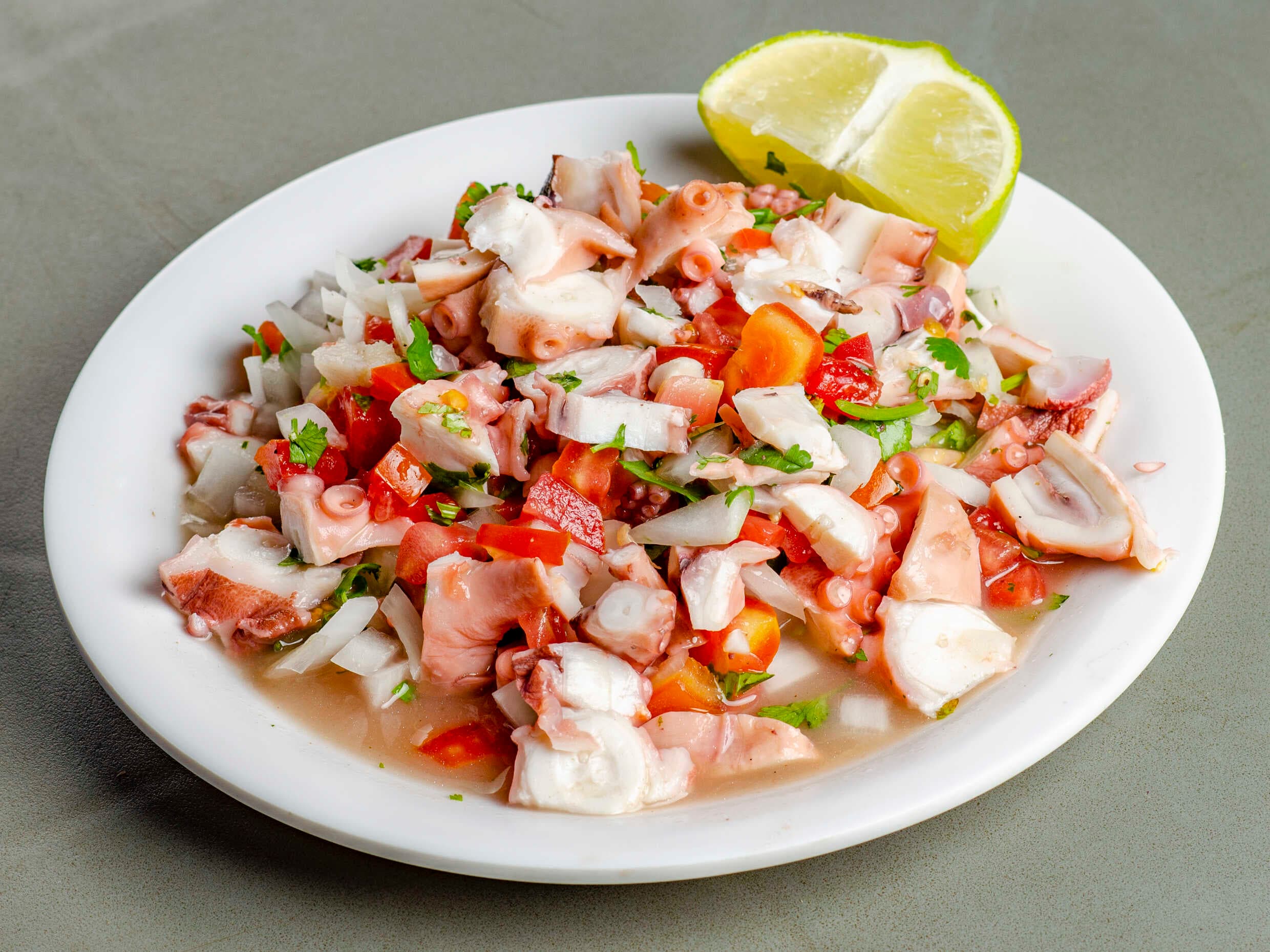 Ceviche Pulpo Mediano