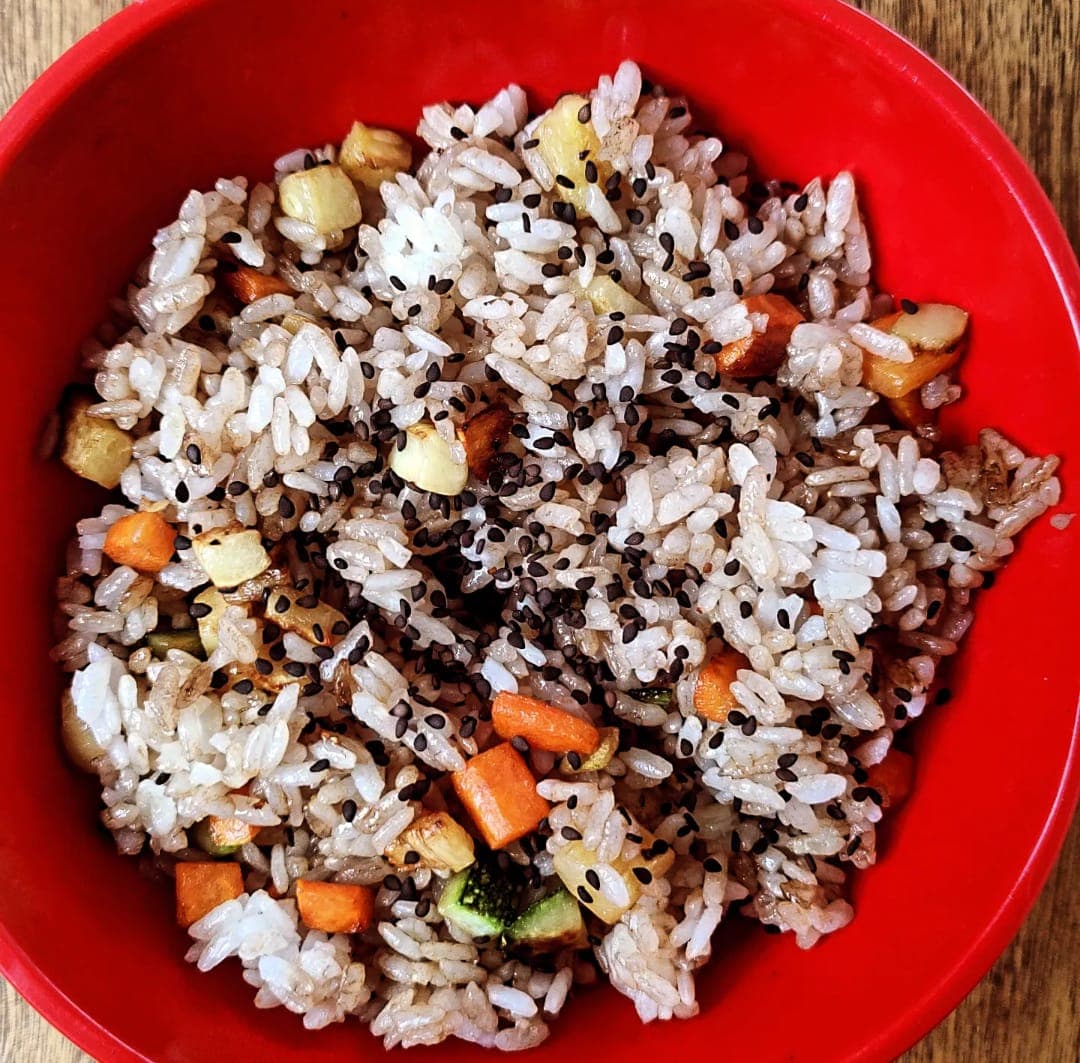 Yakimeshi con Verduras