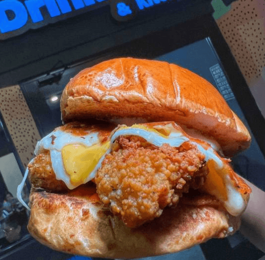 Hamburguesa de Pollo,,