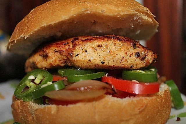 Hamburguesa de Pollo
