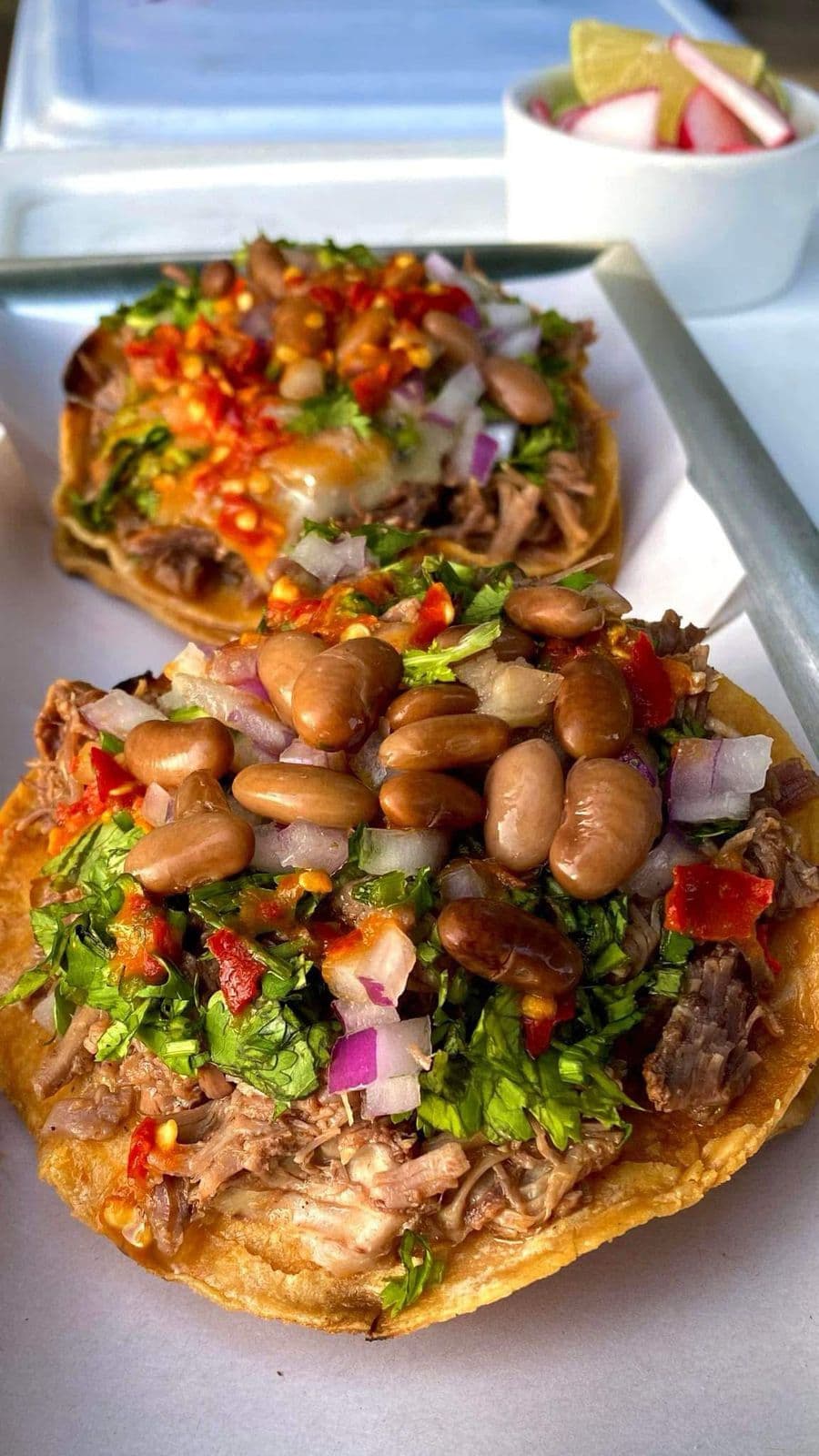 Tostada con Queso