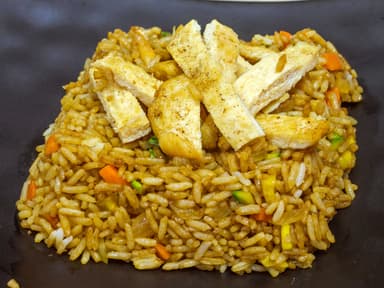 Yakimeshi Pollo + Kushiague Queso Manchego
