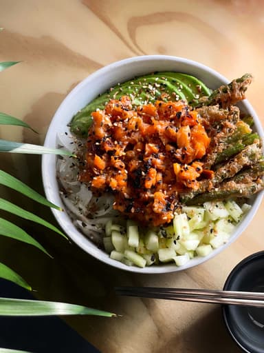 Bowl de salmón