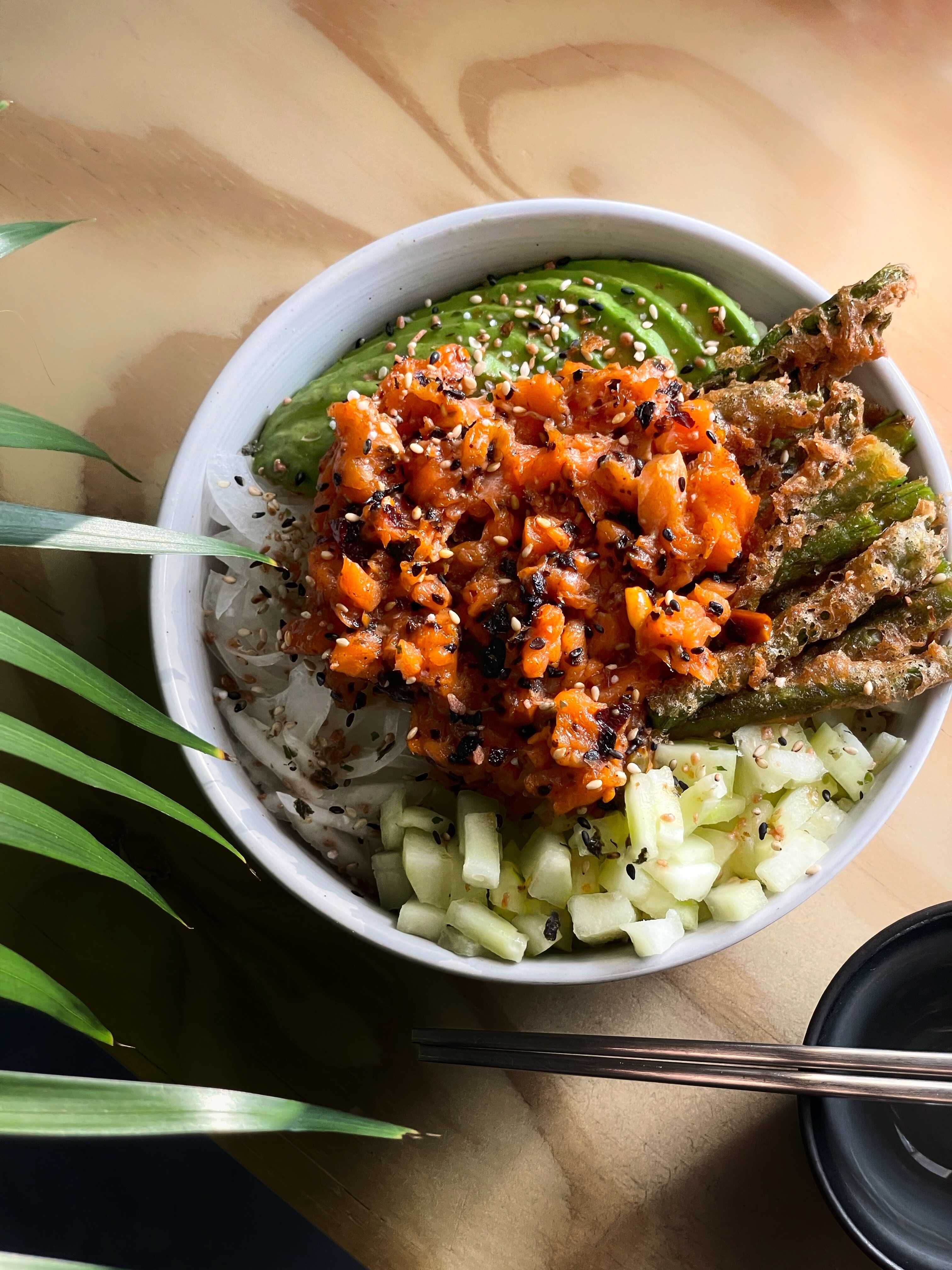 Bowl de salmón