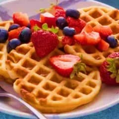 Waffle Belga Especial Mini Waffles Redondos