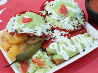 2 Enchiladas 2 Flautas 2 Tostadas