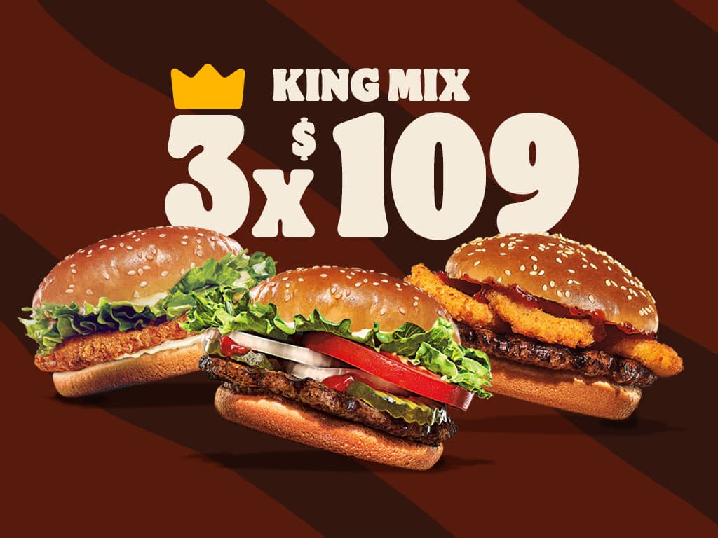 3 x $109: King Mix