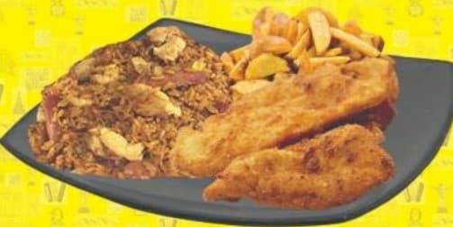 Combo Arroz + Chuleta + Papas