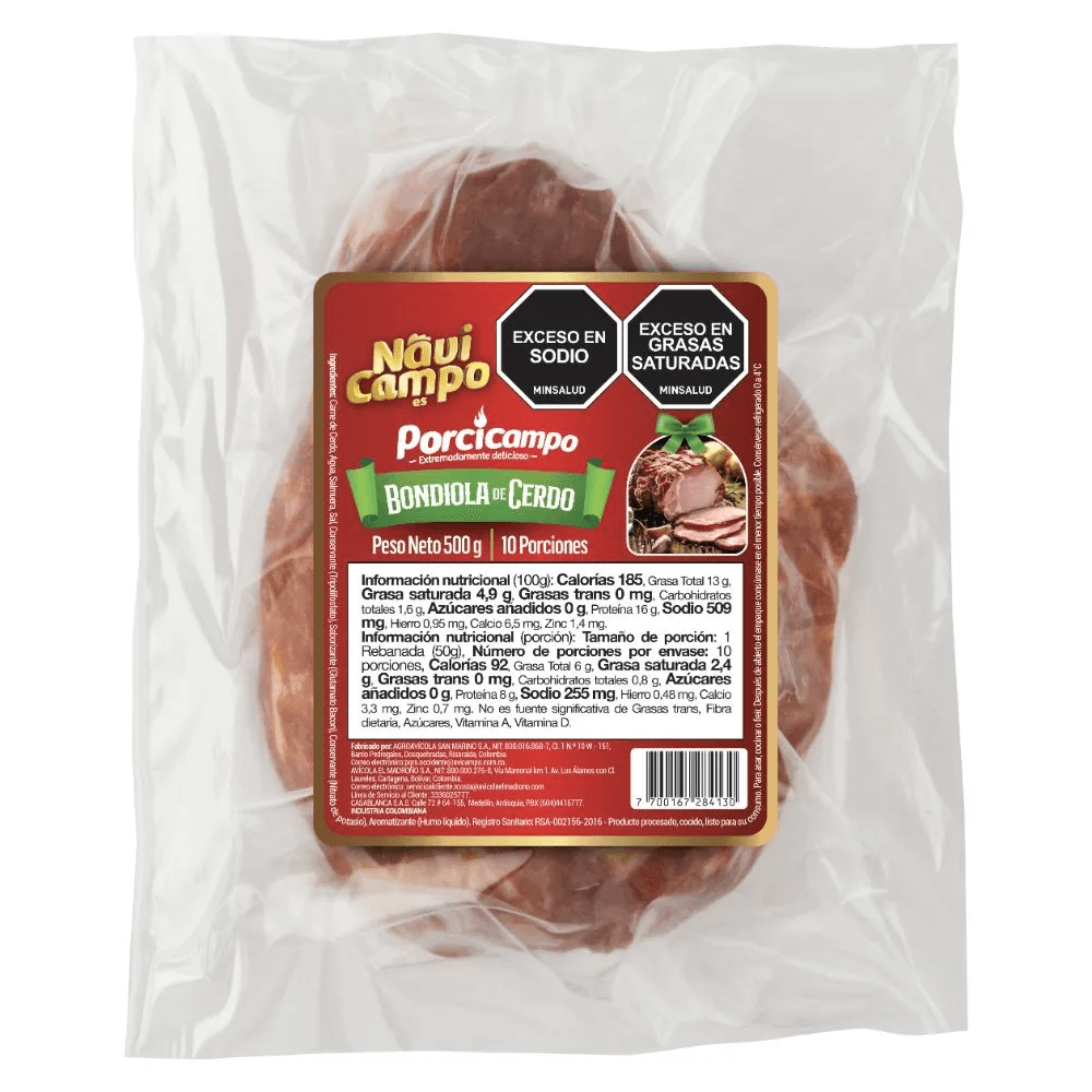 Bondiola Cerdo Avicampo 500 grs