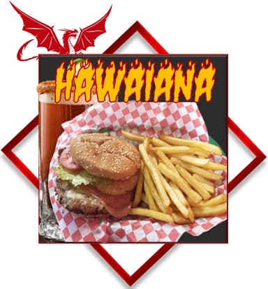 Hamburguesa Hawaiana