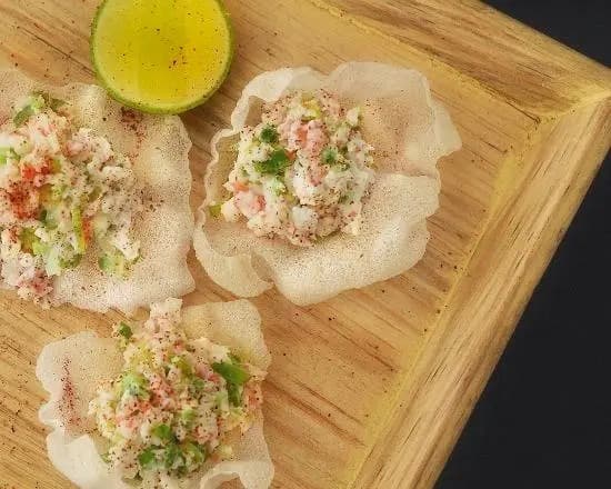 Tostadas de Arroz con Tampico