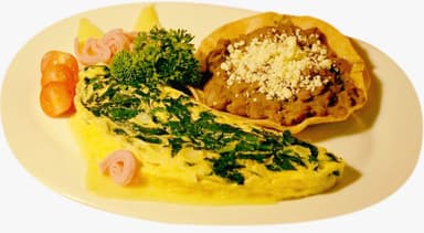 OMELETTE JAMÓN Y QUESO