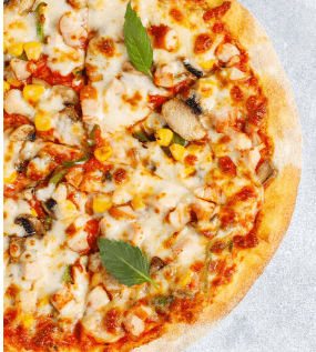 Pizza Maíz y Tocineta