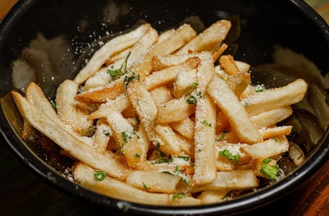 Papas trufadas.