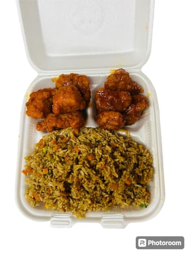 BONELESS Y ARROZ CHINO