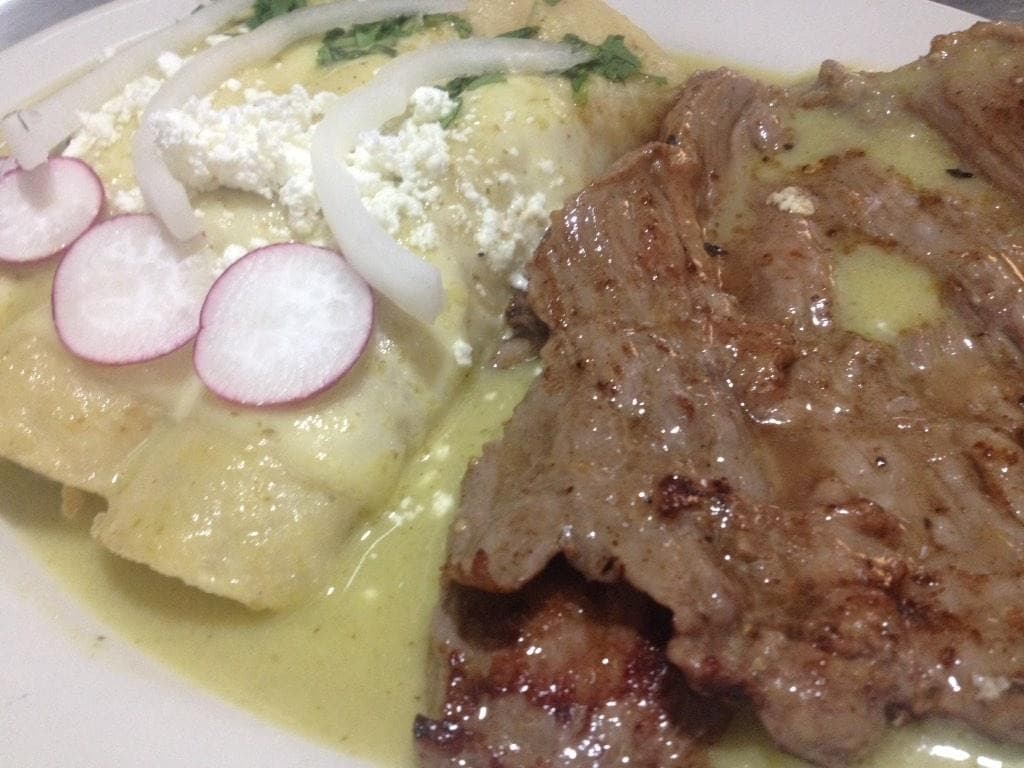 enchiladas de arrachera