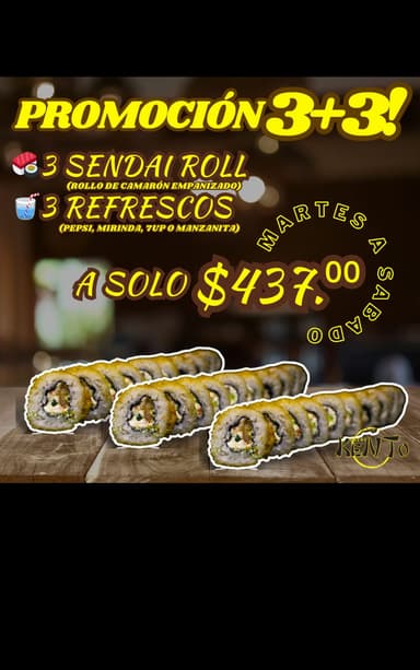 Promoción 3+3