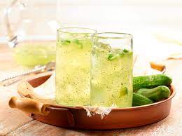 Agua de Pepino, Limón y Chia