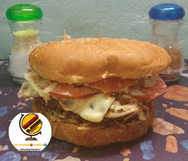 Hamburguesa Sencilla, Papa Natural, Gaseosa 250 ml