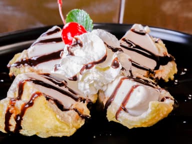 Tempura helado