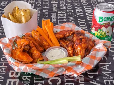 6 ALITAS con tu sabor preferido