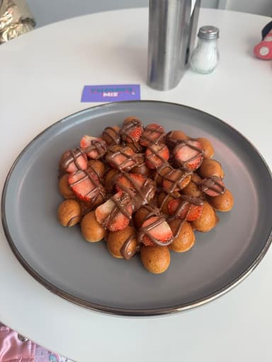 Bubble Waffles 2 Ingredientes