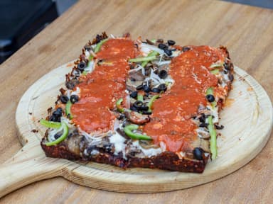 Estilo Detroit Pizza Vegana