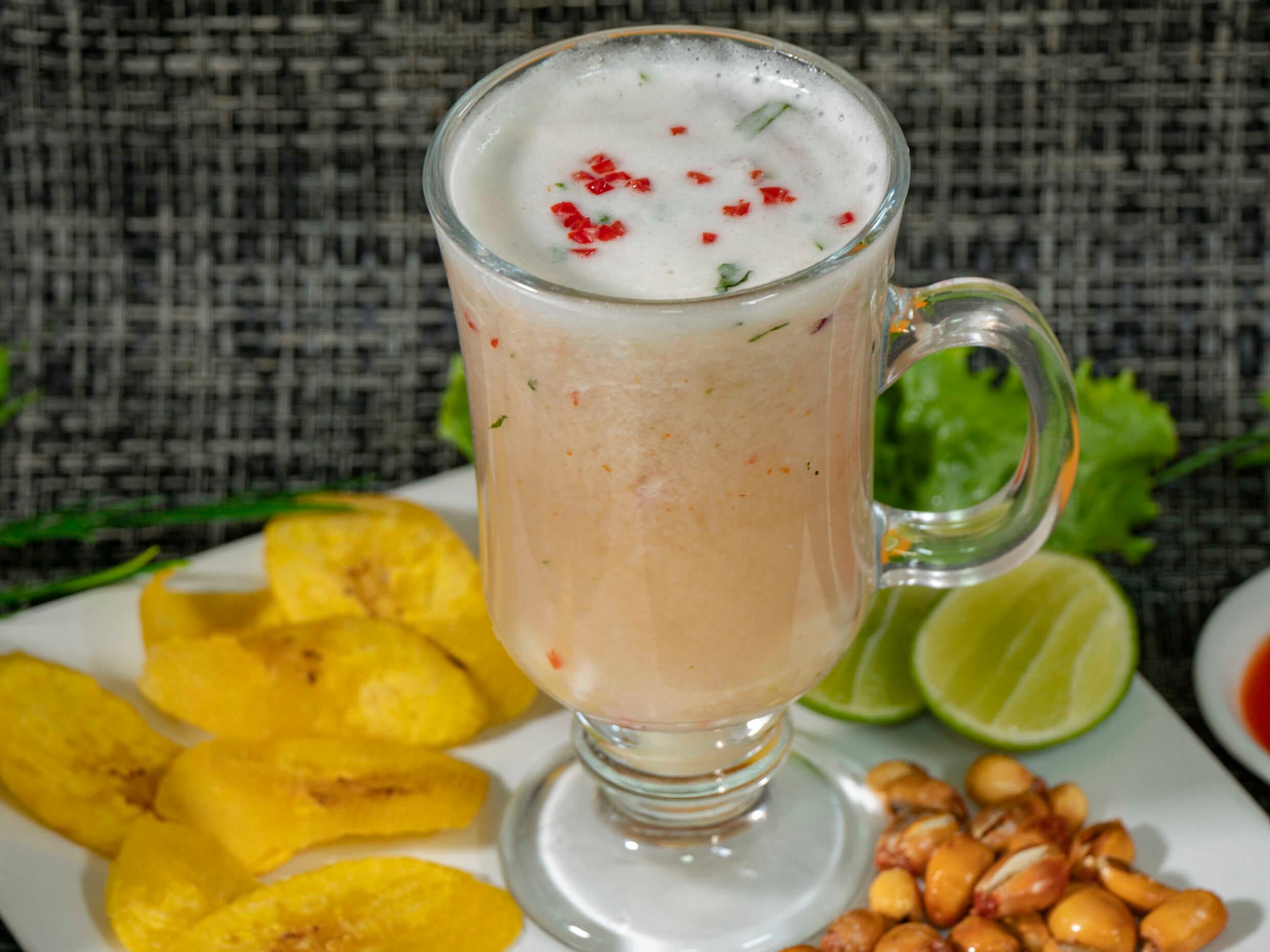 Leche de tigre con chicha