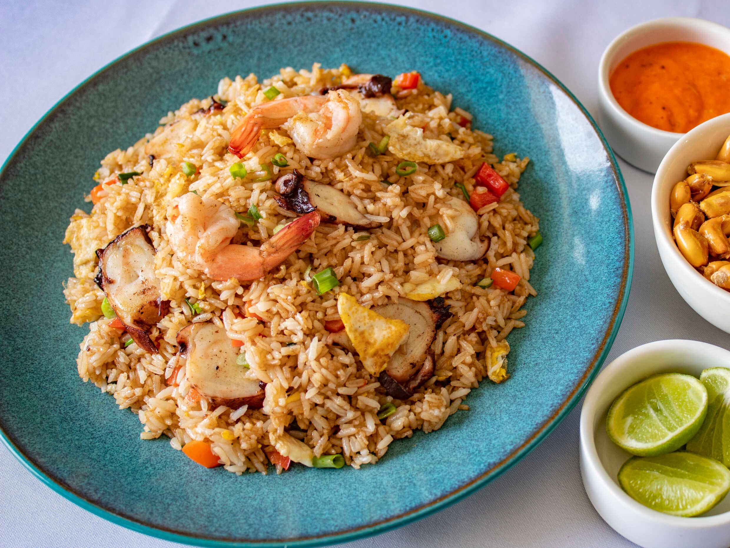 Arroz Chaufa de Mariscos