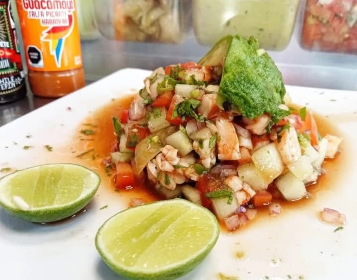 Tostada de Camarón