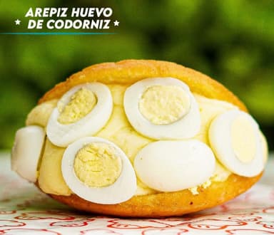 Arepiz Huevo de Codorniz