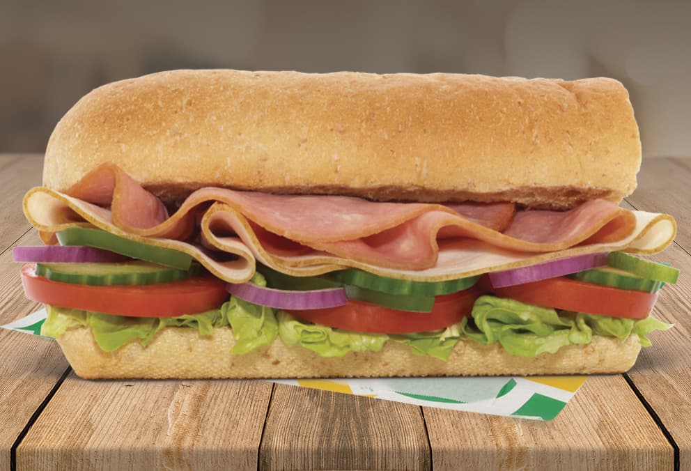 Sub de Pavo y Jamón 15 cm