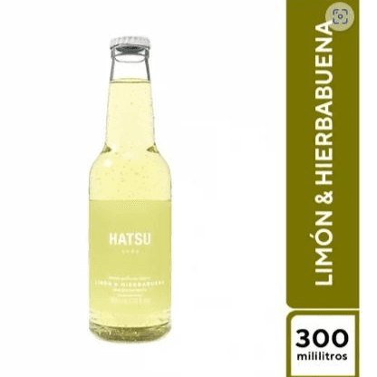 Soda Hatsu Limón Hierbabuena 300 ml