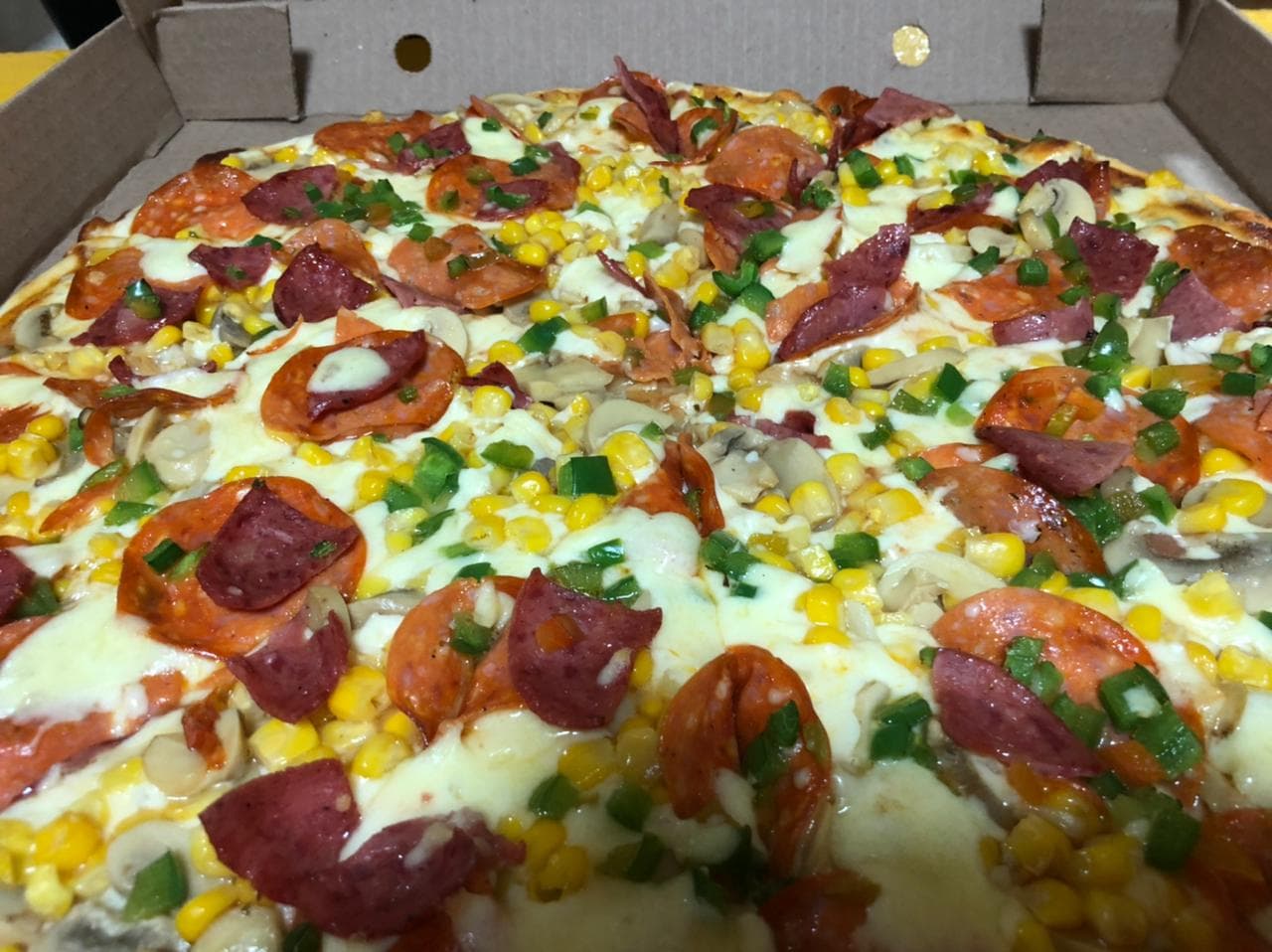 Pizza Personal  Combinada Especial 24 cms 6 porc