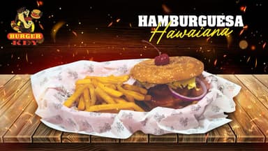 Hamburguesa Hawaiana