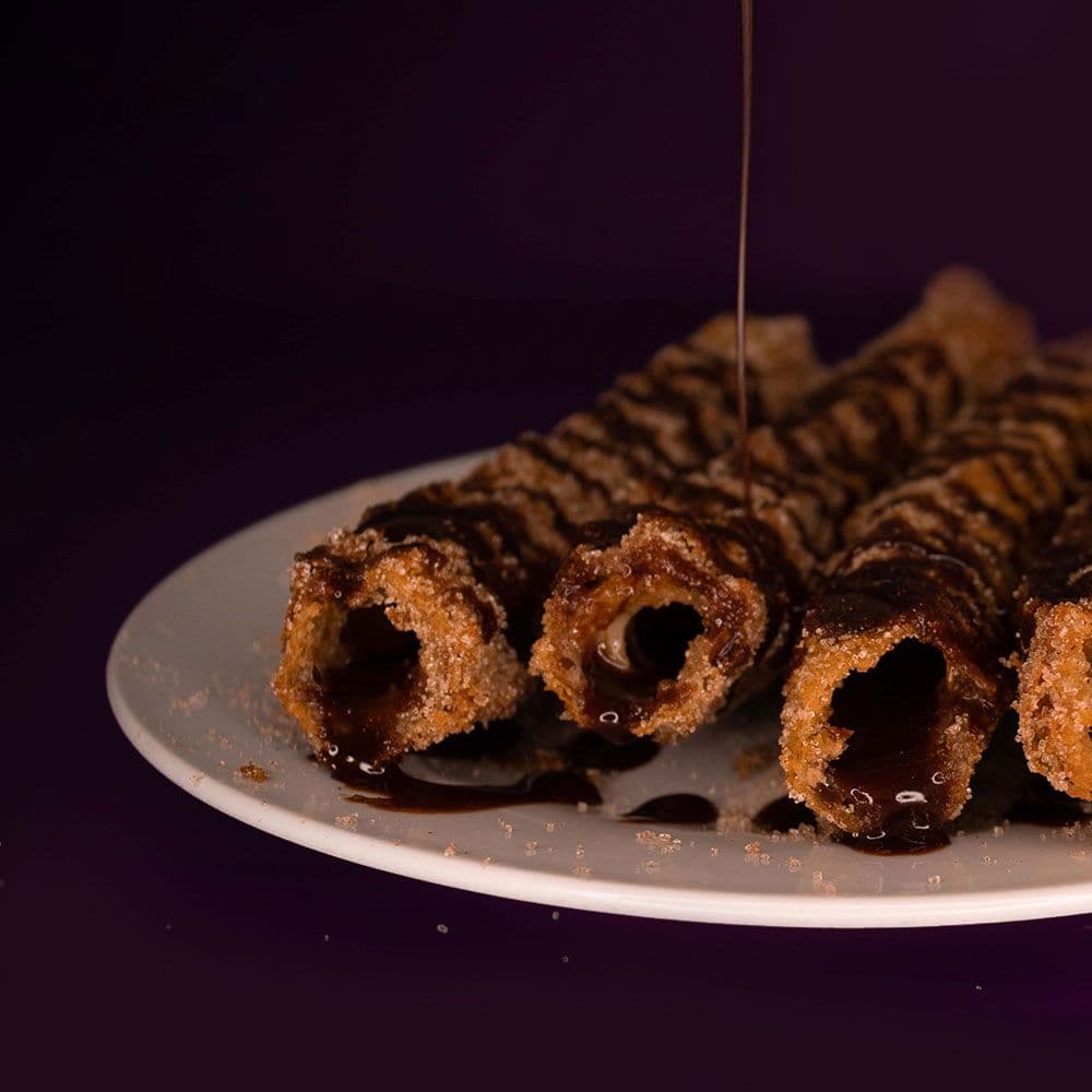 Churros Rellenos de Nutella