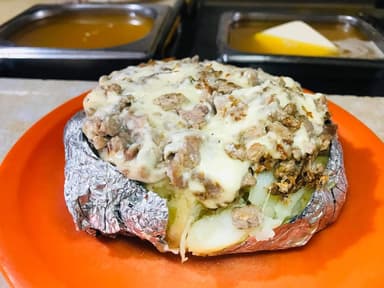 Papa Asada con Queso