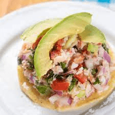 Tostada de Ceviche