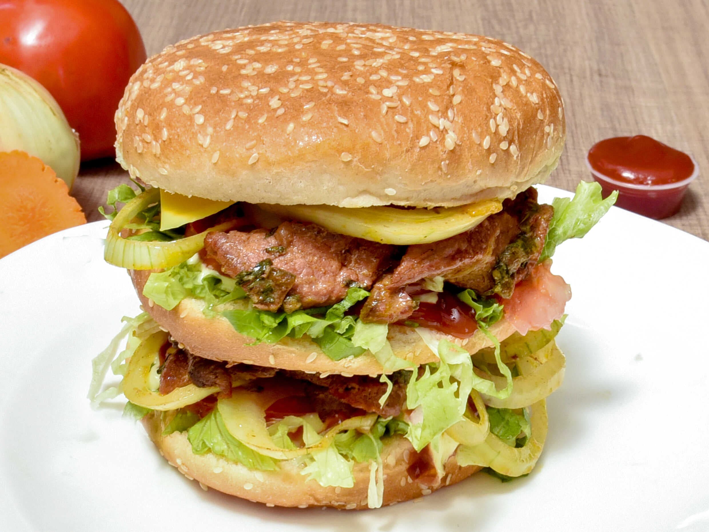 Hamburguesa Doble de Lomo