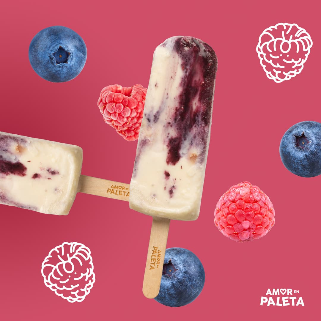 Paleta Frutos del Bosque Cero Azúcar