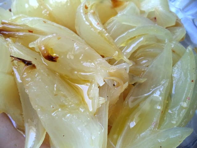 Cebollita asada