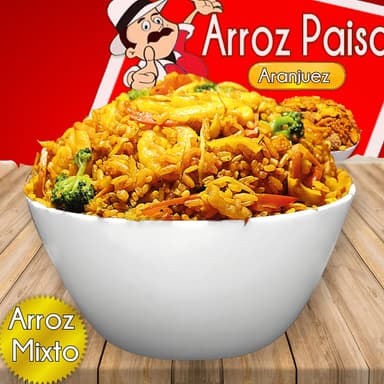 Arroz Pollo & Camaron 8 Personas (1800gr)