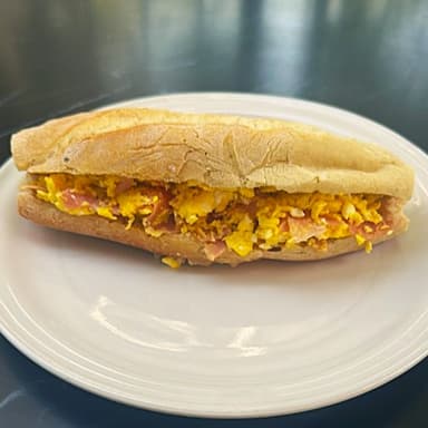 Torta de Huevo con Jamón