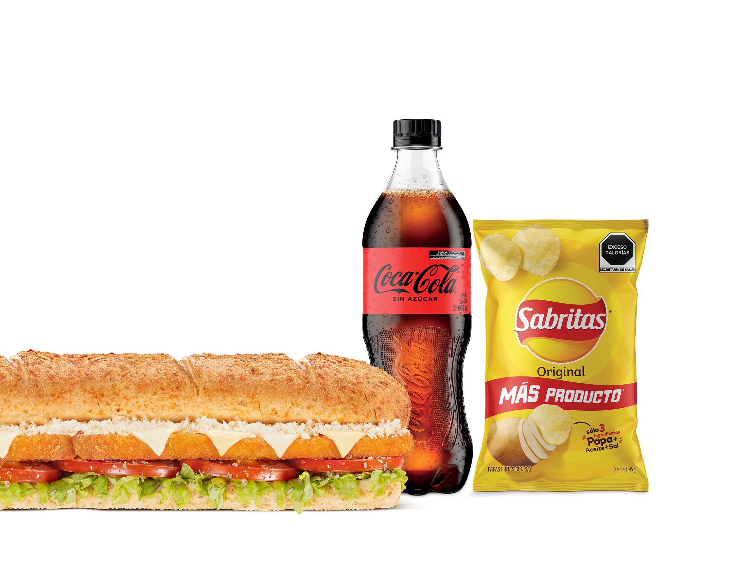 Combo Milanesa de Pollo 3 Quesos