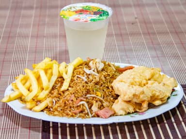Combo-Personal con pescado apanado
