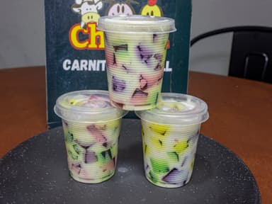 Gelatina de mosaico.