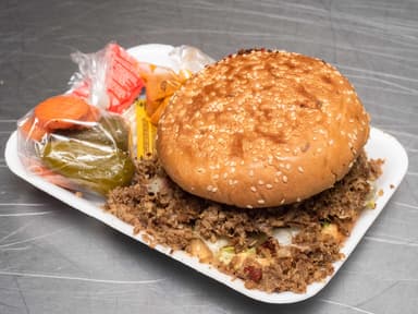 Hamburguesa  con Bistec