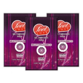 Lubricante Comestible Multi Orgasmico Fresa 5 ml.