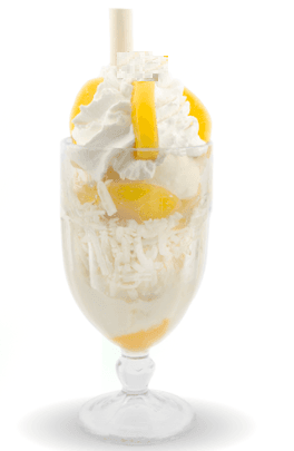 Duraznos con Crema Grande