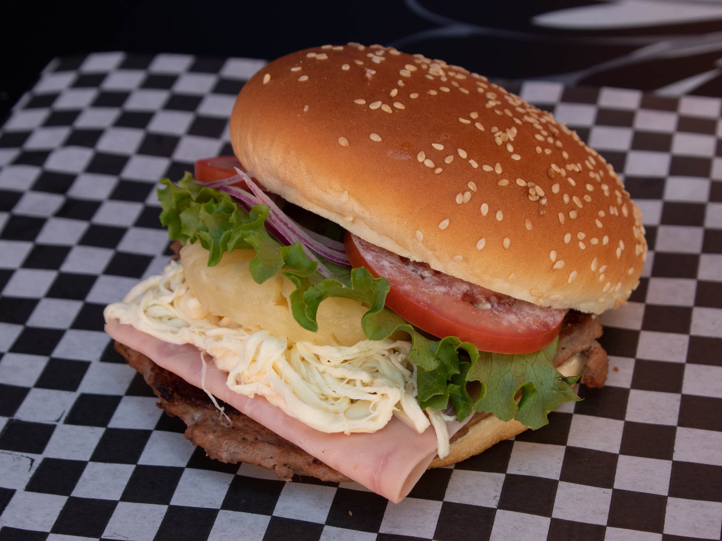 Hamburguesa Hawaiana